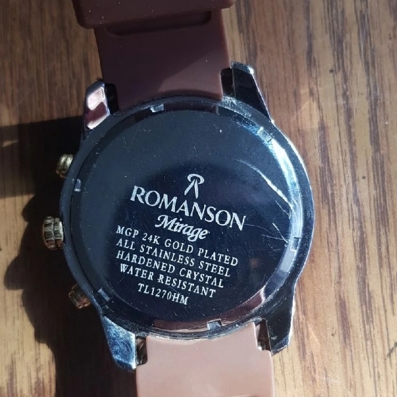 24k gold men's watch - Picture 2 of 3